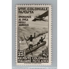 COLONIAS ITALIANAS EMISIONES GENERALES 1934 Yv AEREO 30 ESTAMPILLA COMPLETA NUEVA MINT 70 EUROS